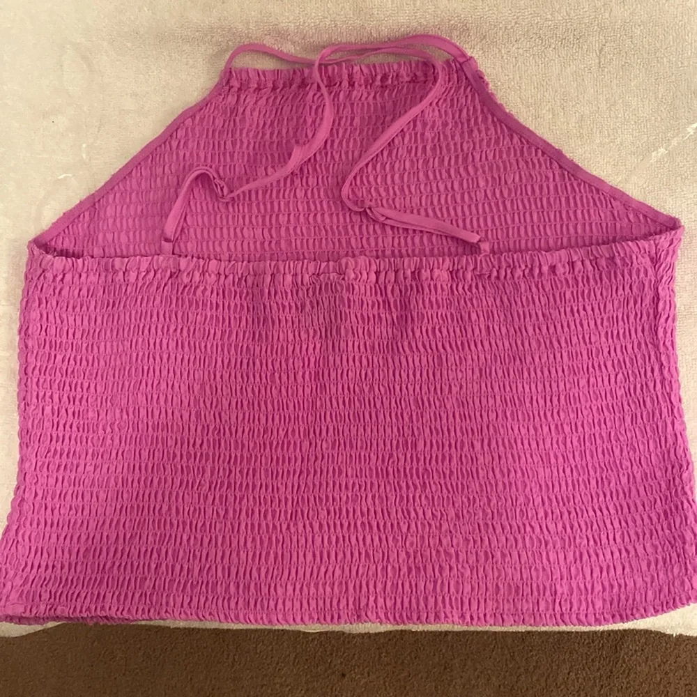 A New Day Purple Smocked Crop Camisole… - Picture 2 of 5